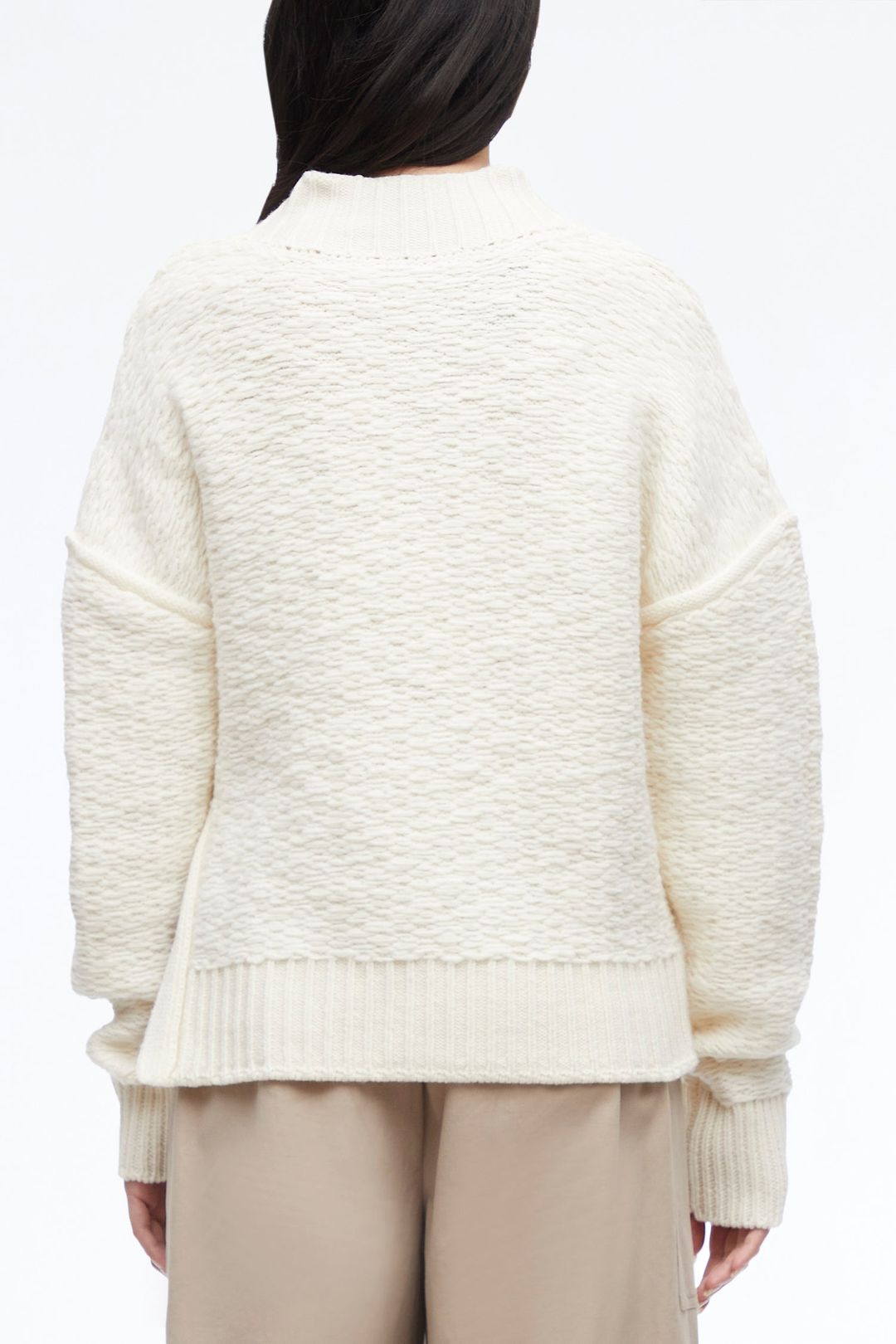 Wool Jacquard Turtleneck Sweater #4
