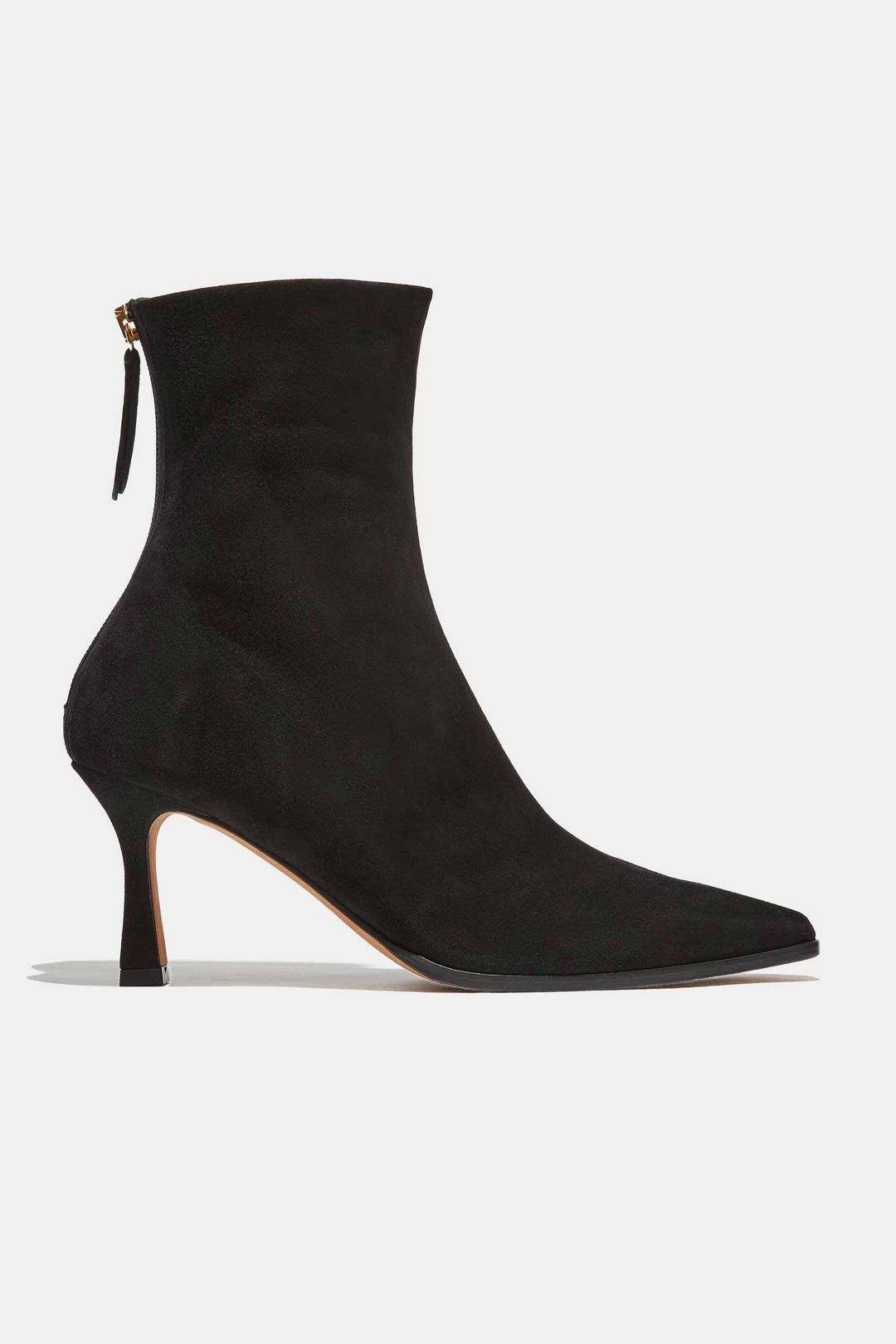 Stretch Boot in Black Suede — Exclusive