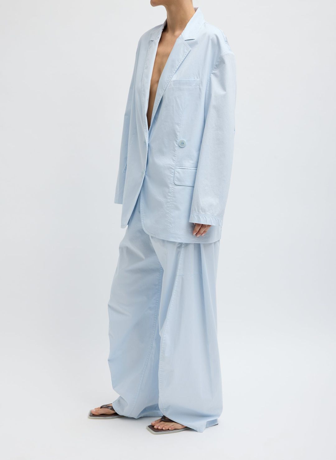 Garment Dyed Silky Cotton Liam Blazer