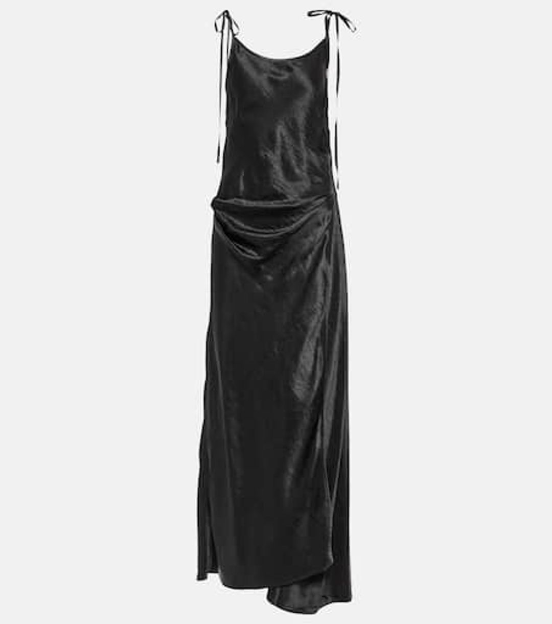 Satin maxi dress