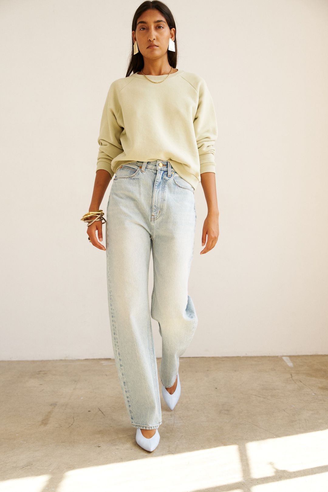 The Fan Jean in Light Stone #9