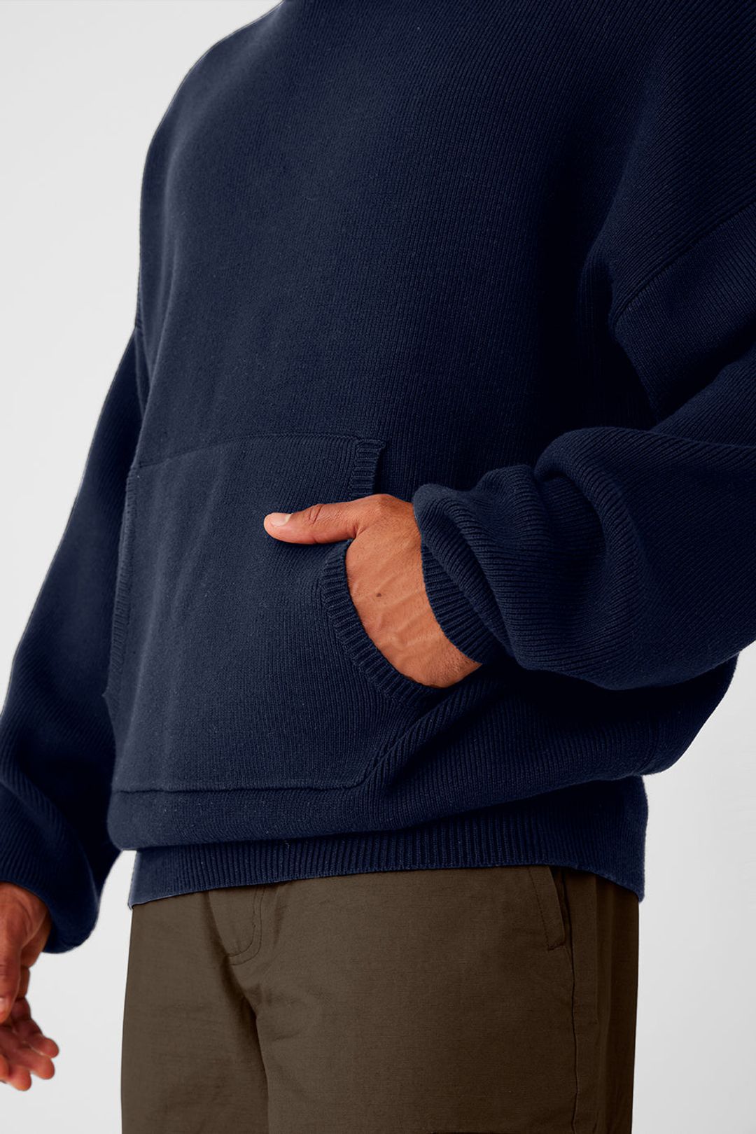 Scholar Hooded Sweater - Navy #4