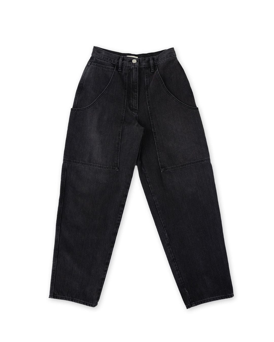 CARGO BARREL JEAN - WASHED BLACK #6