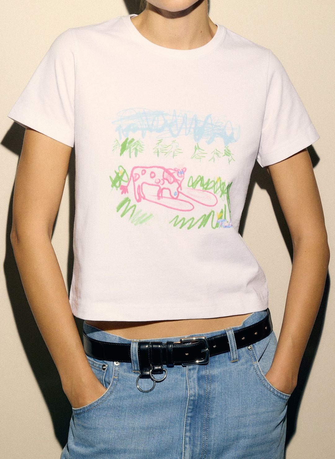 Tibi Creative Lab Moo Print T-Shirt #7