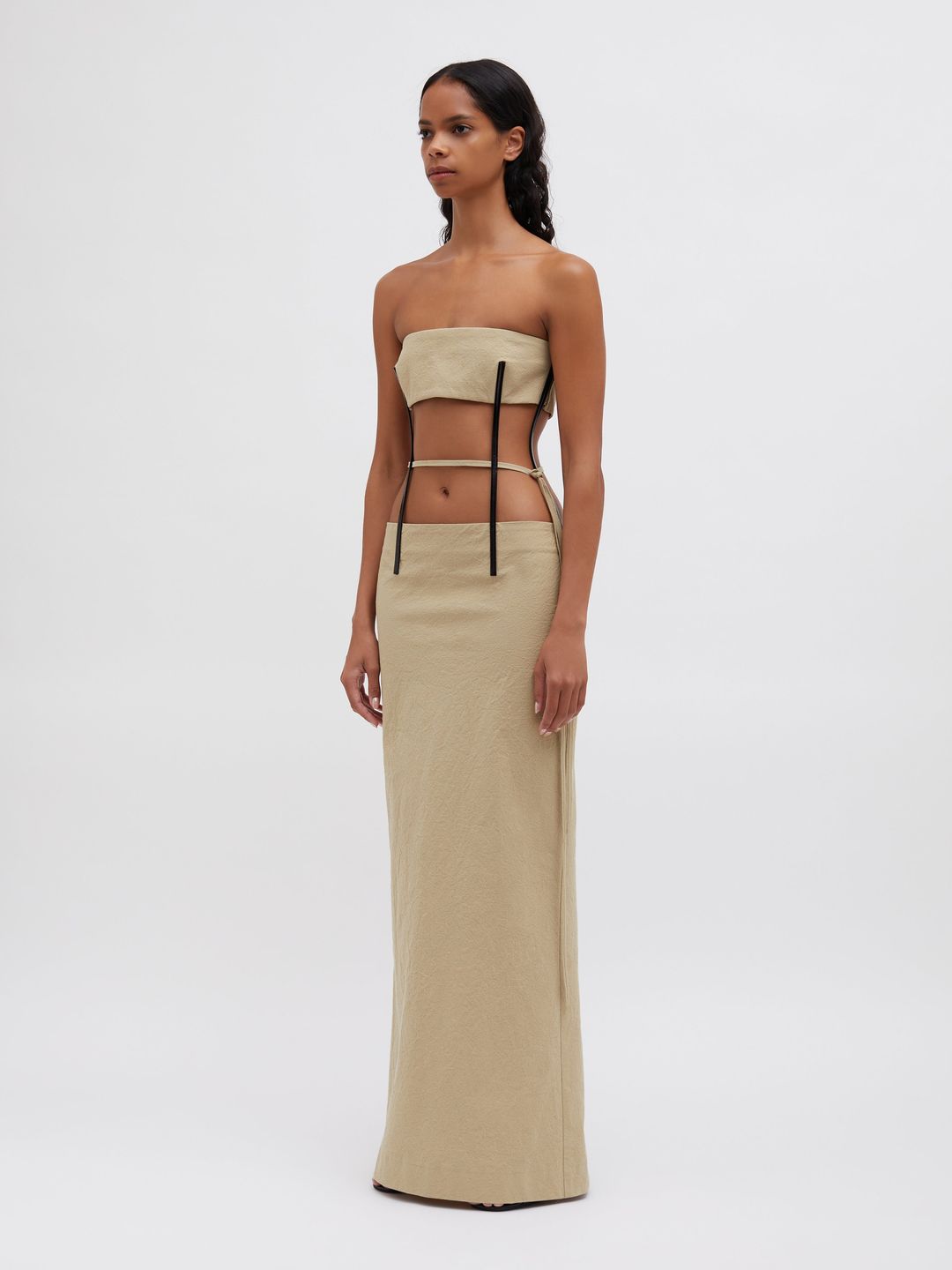 Mason Bind Strapless Gown #3