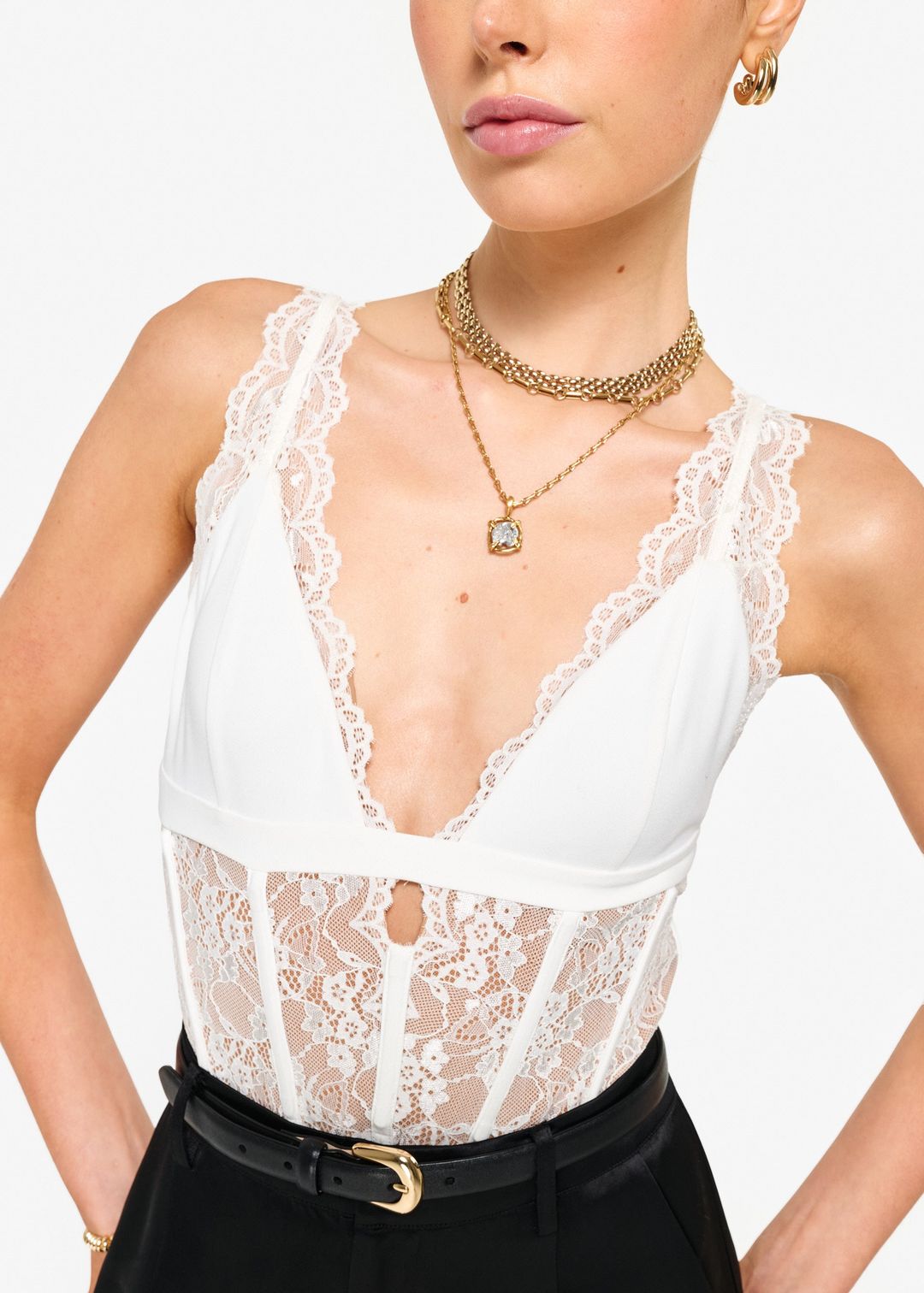 Carlotta Bodysuit White #4