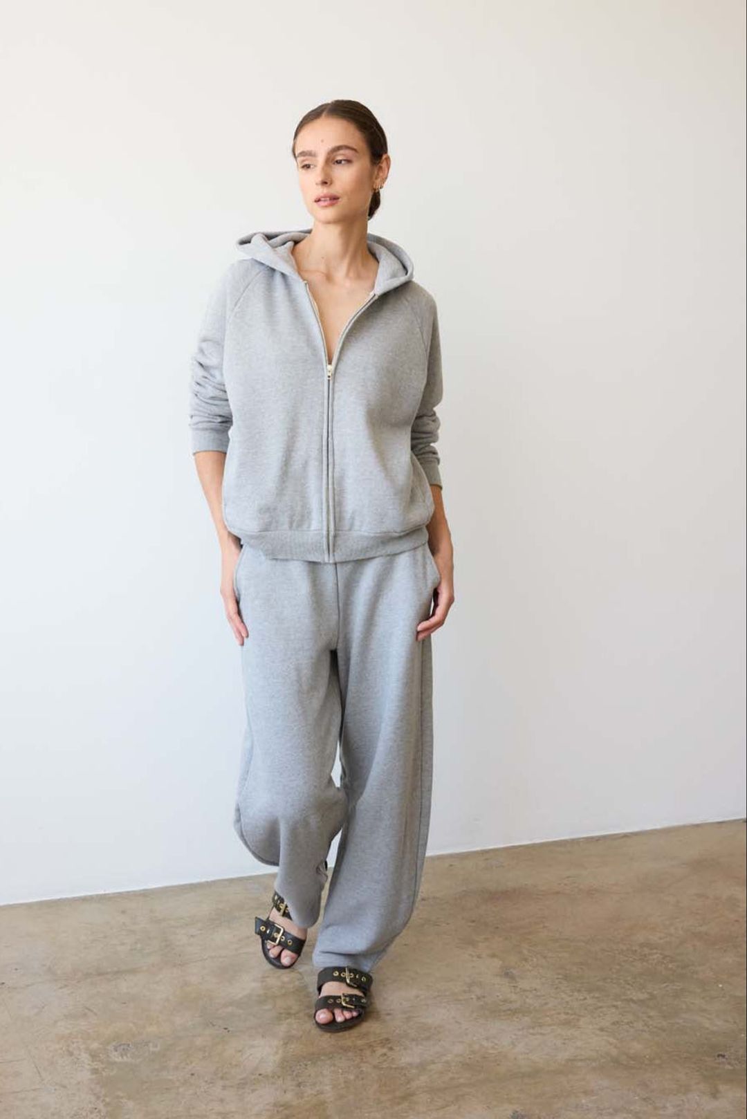 The Arc Lounge Pant in Heather Grey #7