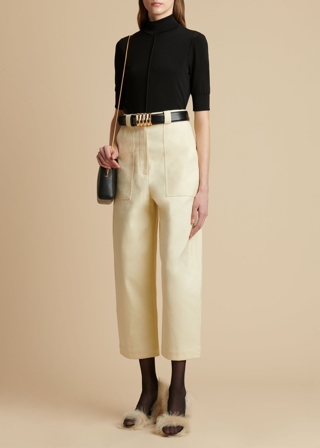 The Viola Top in Black