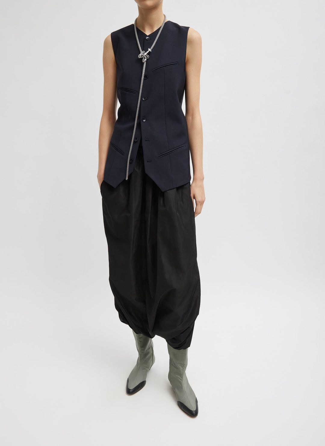 Tropical Wool Easy Vest #9