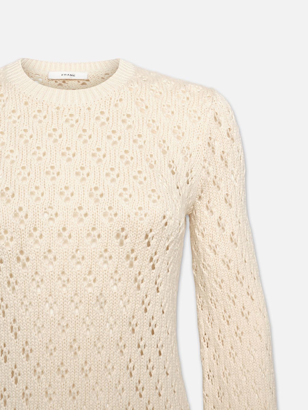 Crochet Shift Dress -- Ecru #3