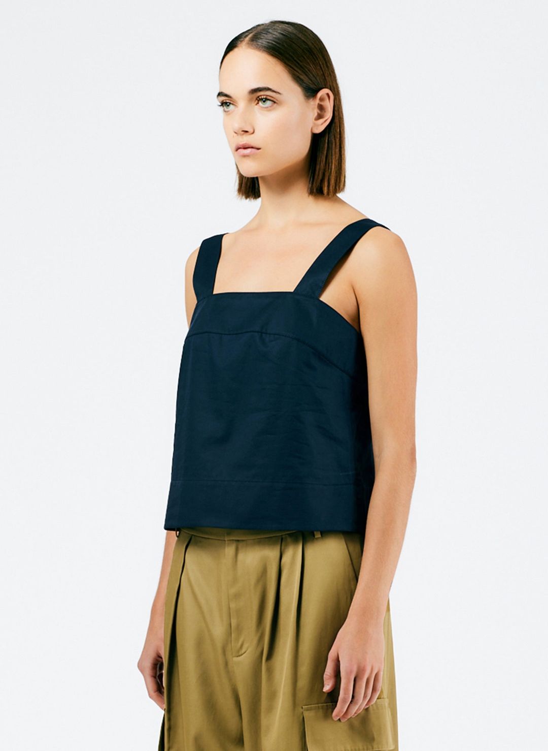 Eco Poplin Strappy Top #2