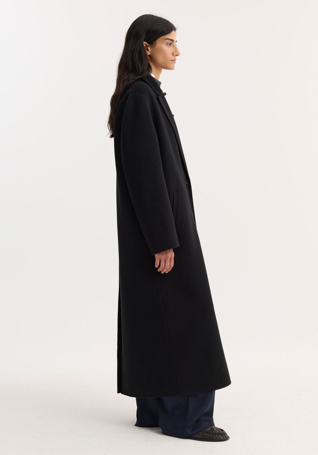Double-faced coat | black #3