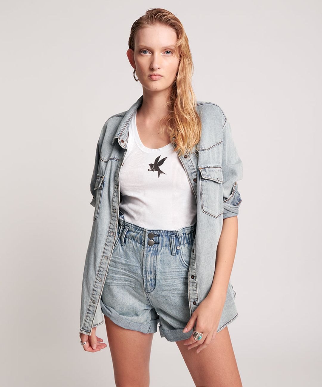 Pioneer High Waist Vintage Fit Short