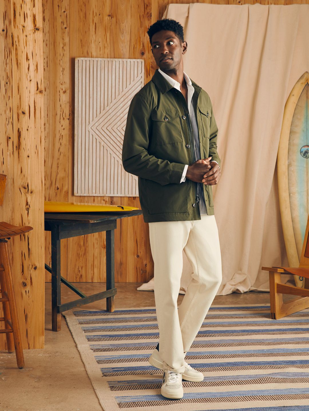 Reserve Four Pocket Field Jacket - Cascade Olive #4