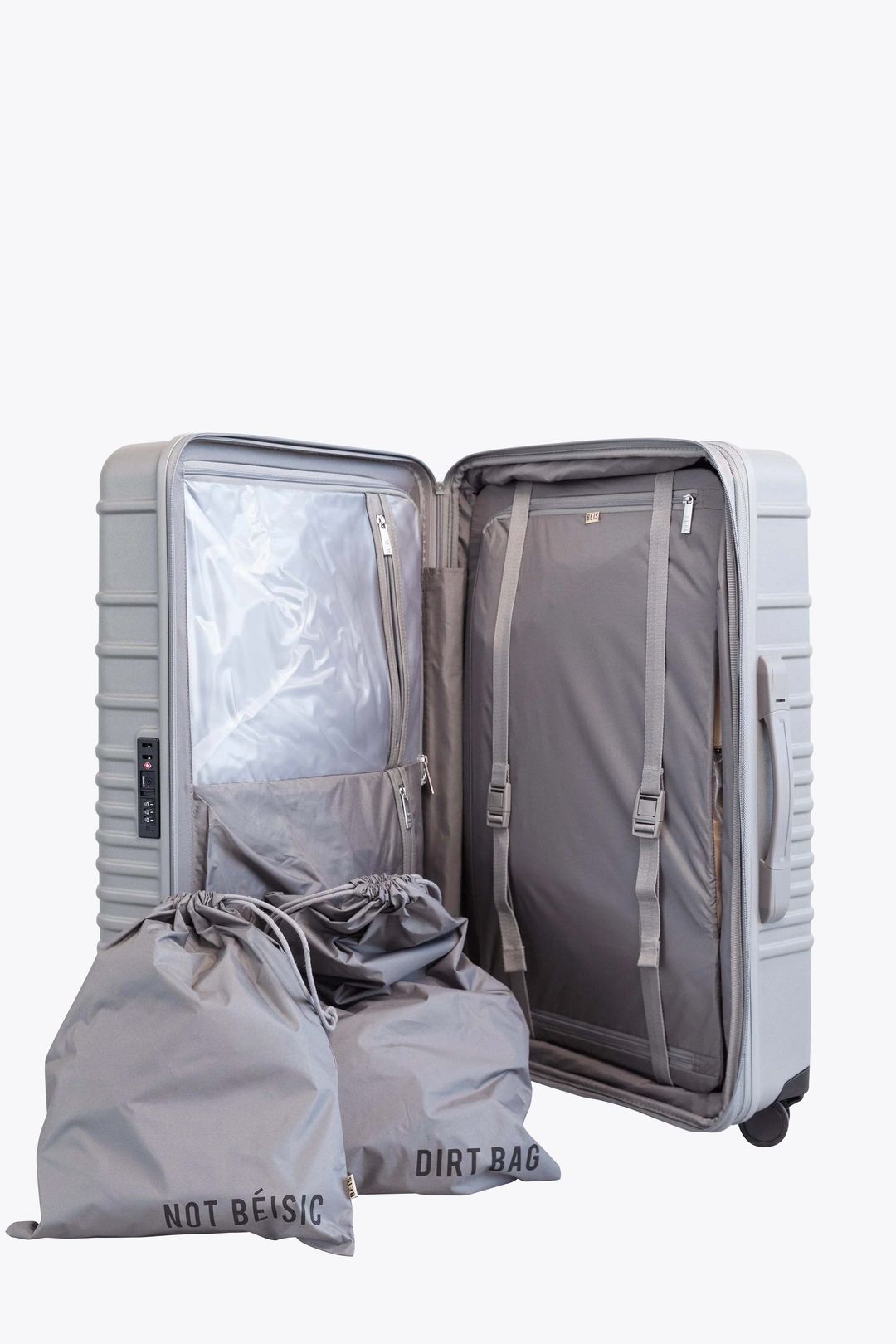 The Medium Check-In Roller in Grey #4