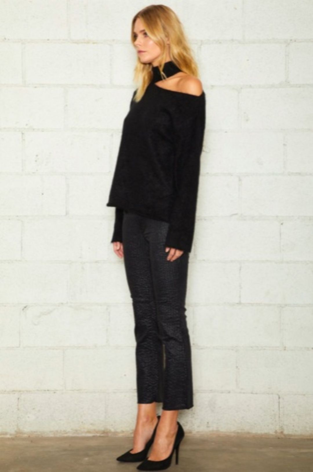 Langley Sweater in Black #2
