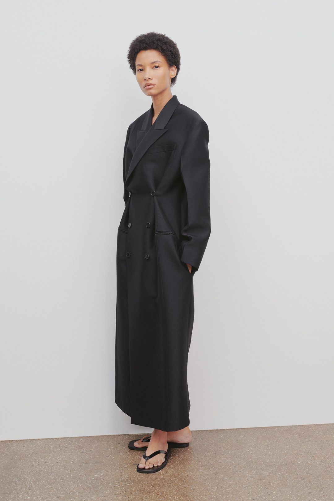 Catena Coat in Wool and Silk #5