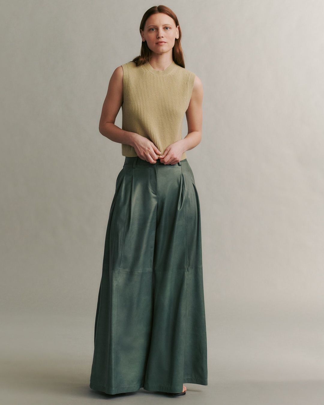 Ribbed Vest in Cashmere #5