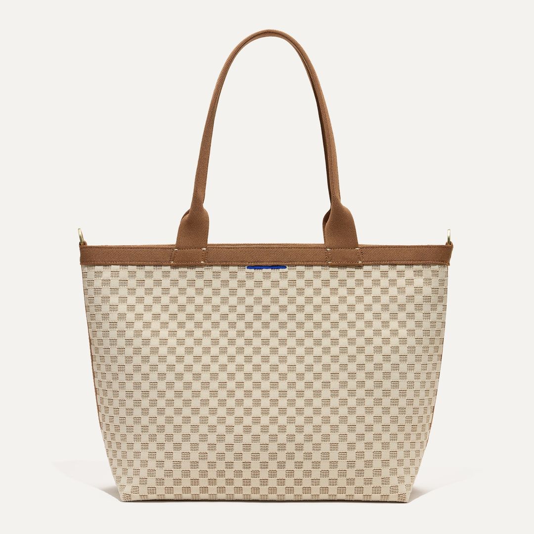 The Lightweight Zip Tote - Vanilla Wafer