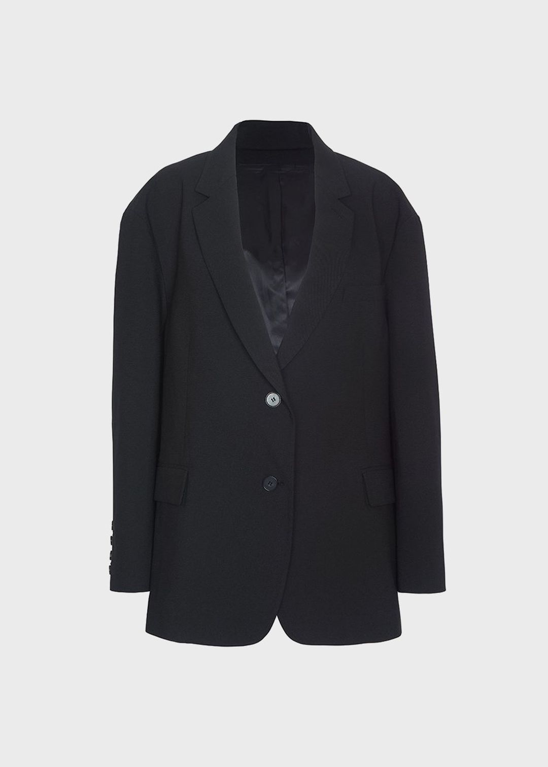 Frankie Oversized Boyfriend Blazer - Black #9