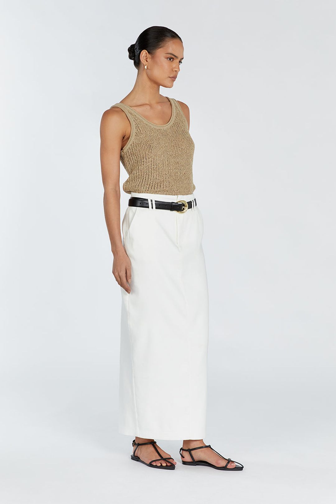 MARGOT SAGE SCOOP KNIT TANK #3