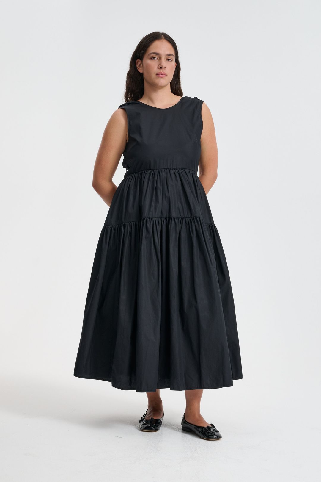 RUTH | GOWN COTTON BLACK