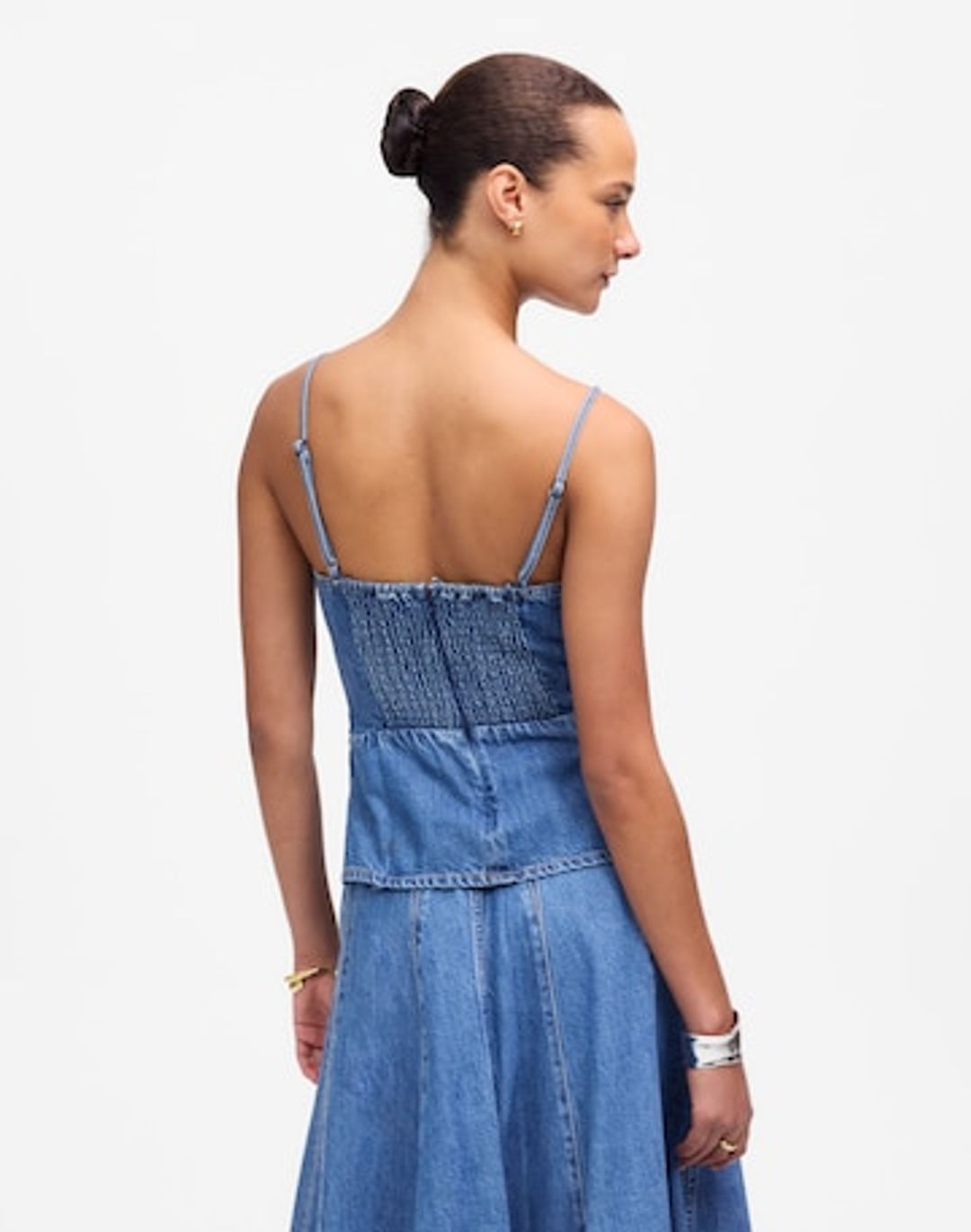 ruched squareneck tank #4