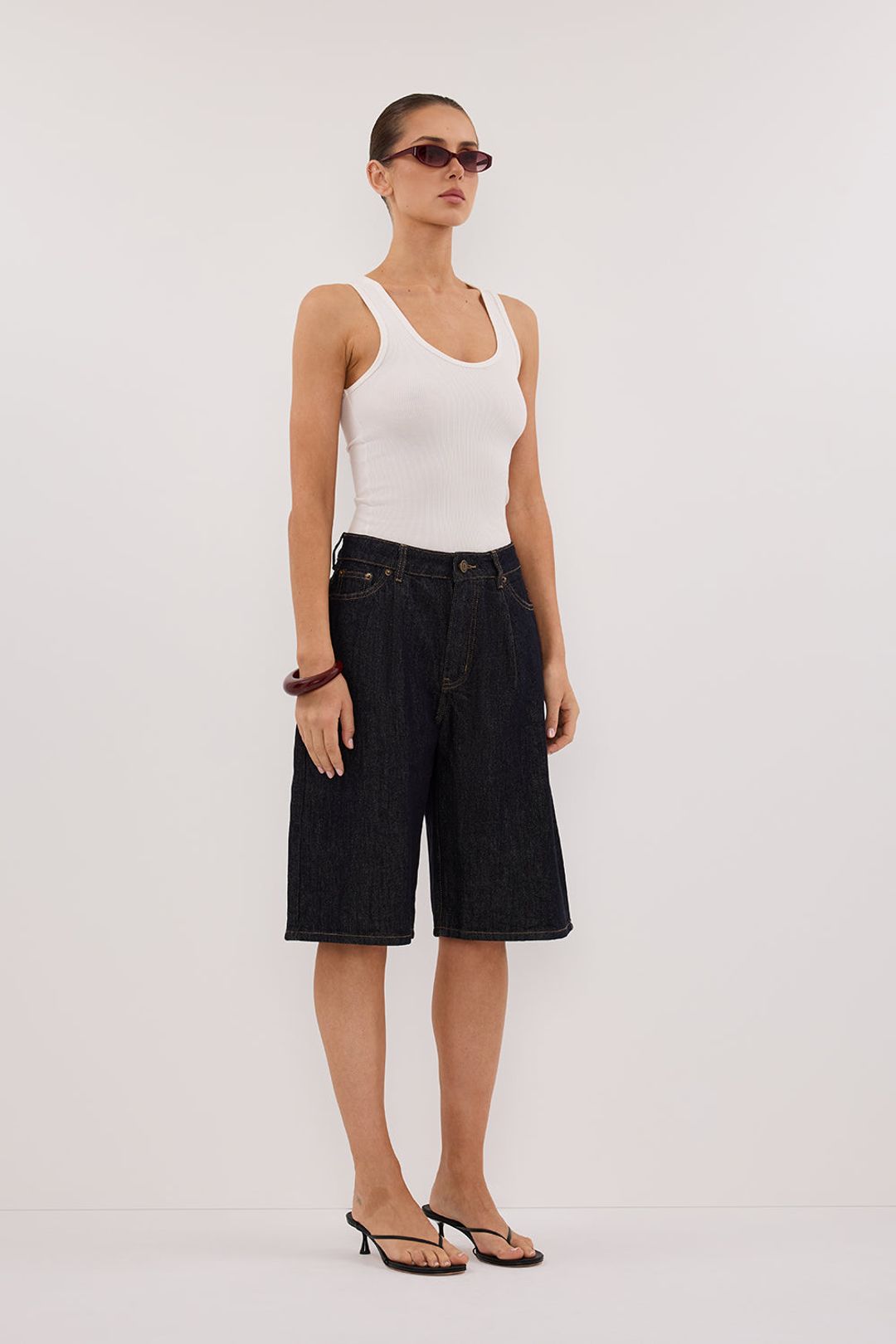 JACK RAW INDIGO DENIM BERMUDA SHORT #3