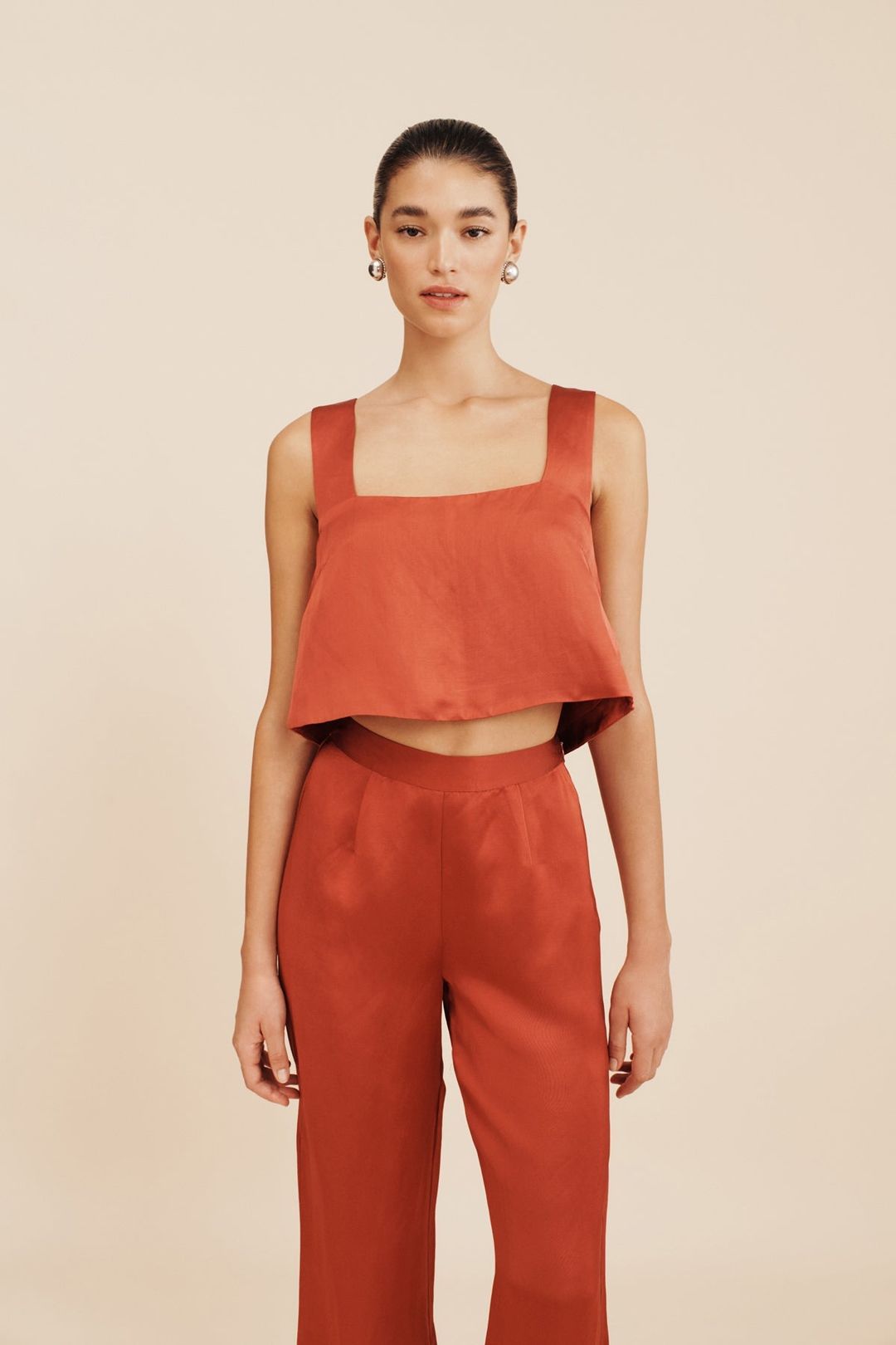 TIA TROUSER - REDWOOD #3