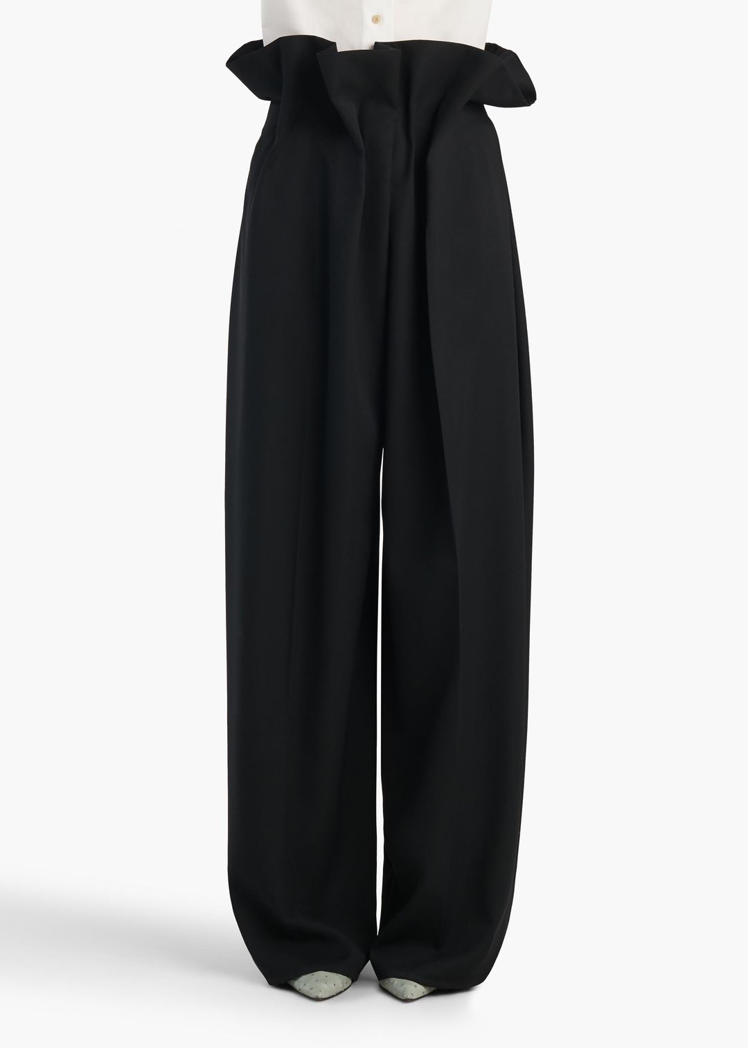 Kira Pant in Black Wool #3