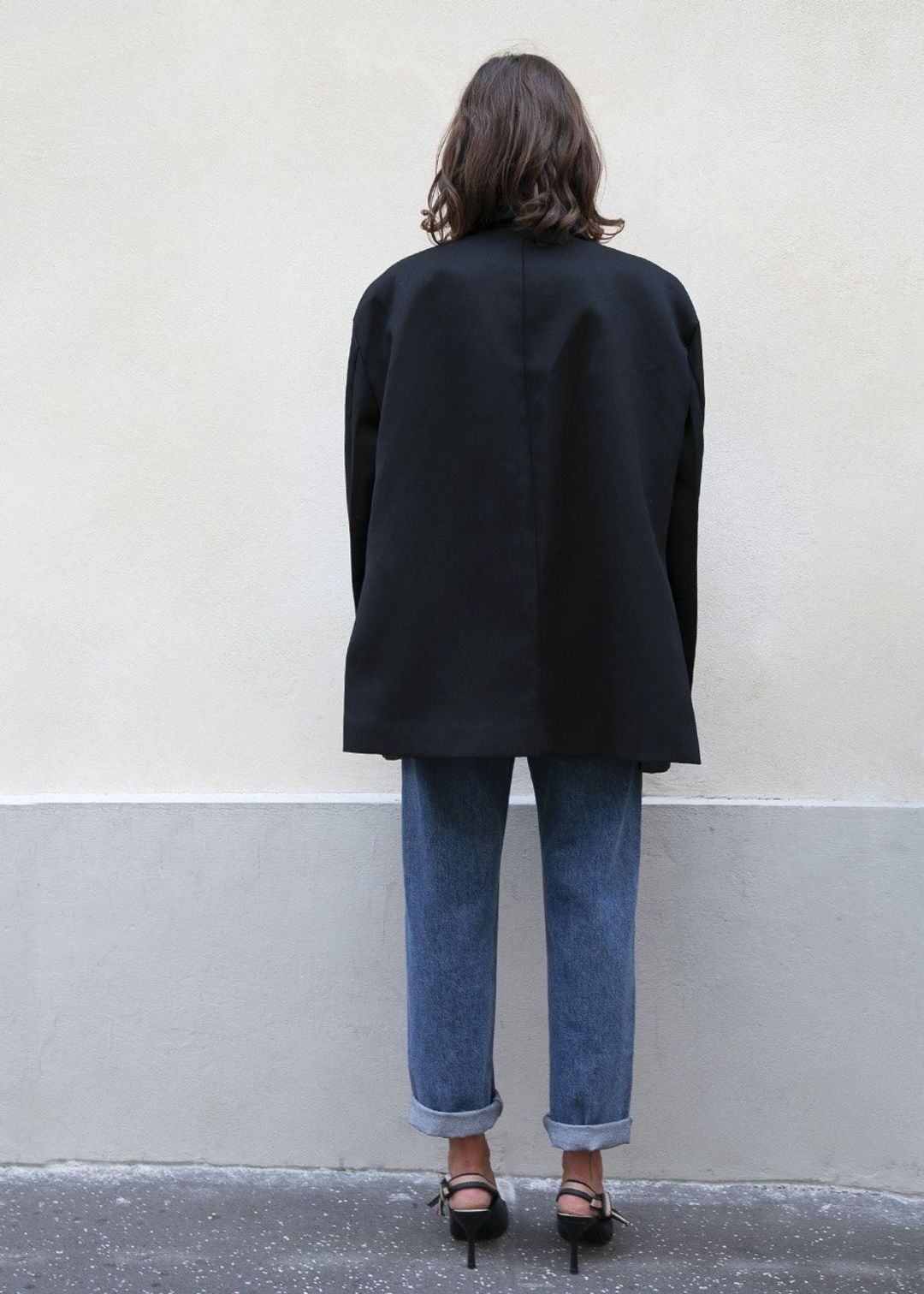 Frankie Oversized Boyfriend Blazer - Black #8