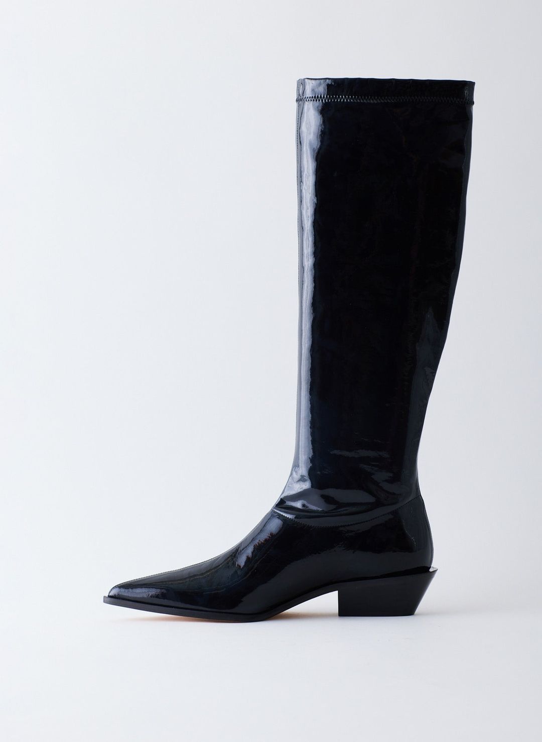 Bronson Faux Patent Leather Boot - Narrow Calf #3