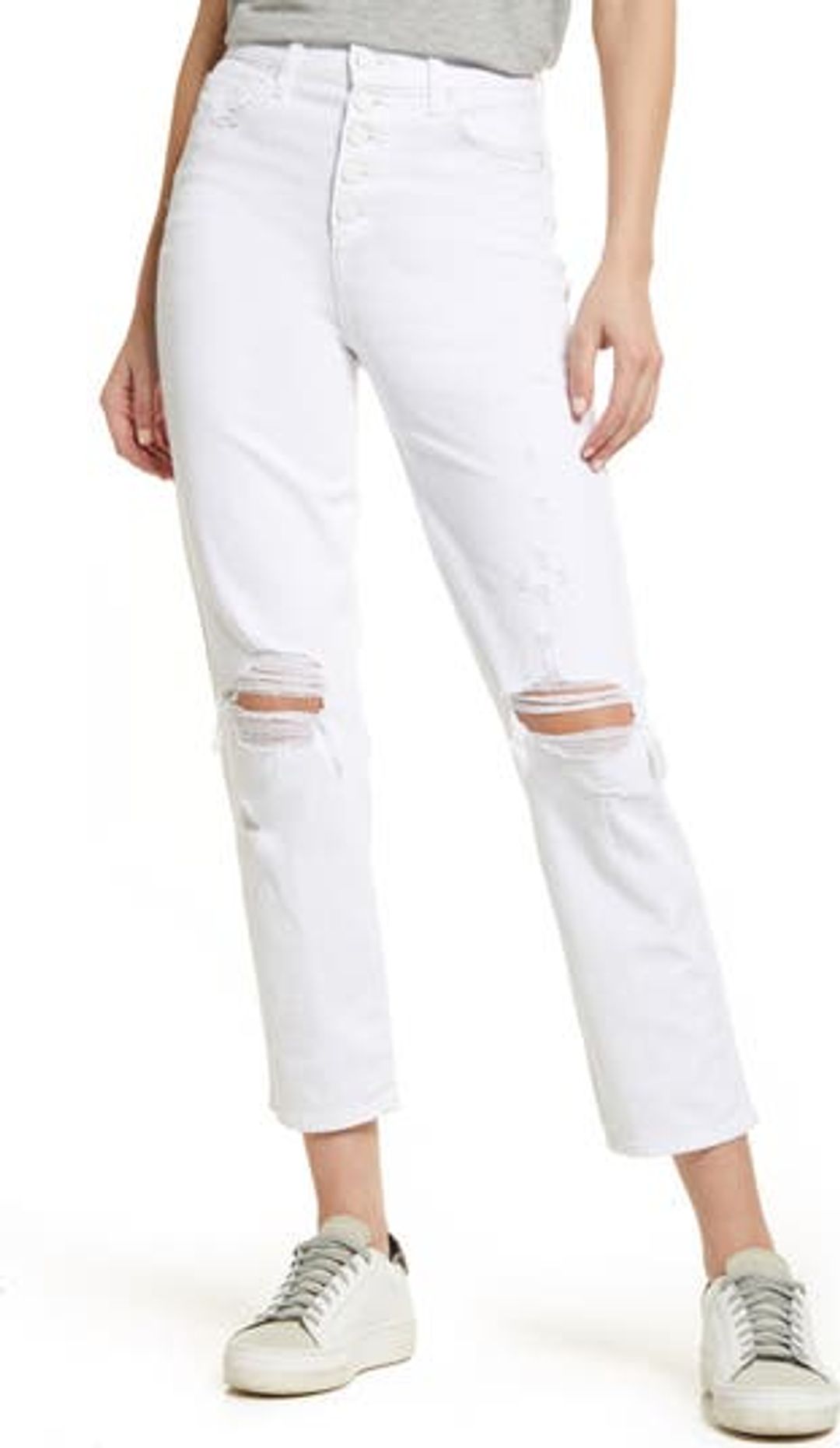 High-Waist Straight Fit Jeans