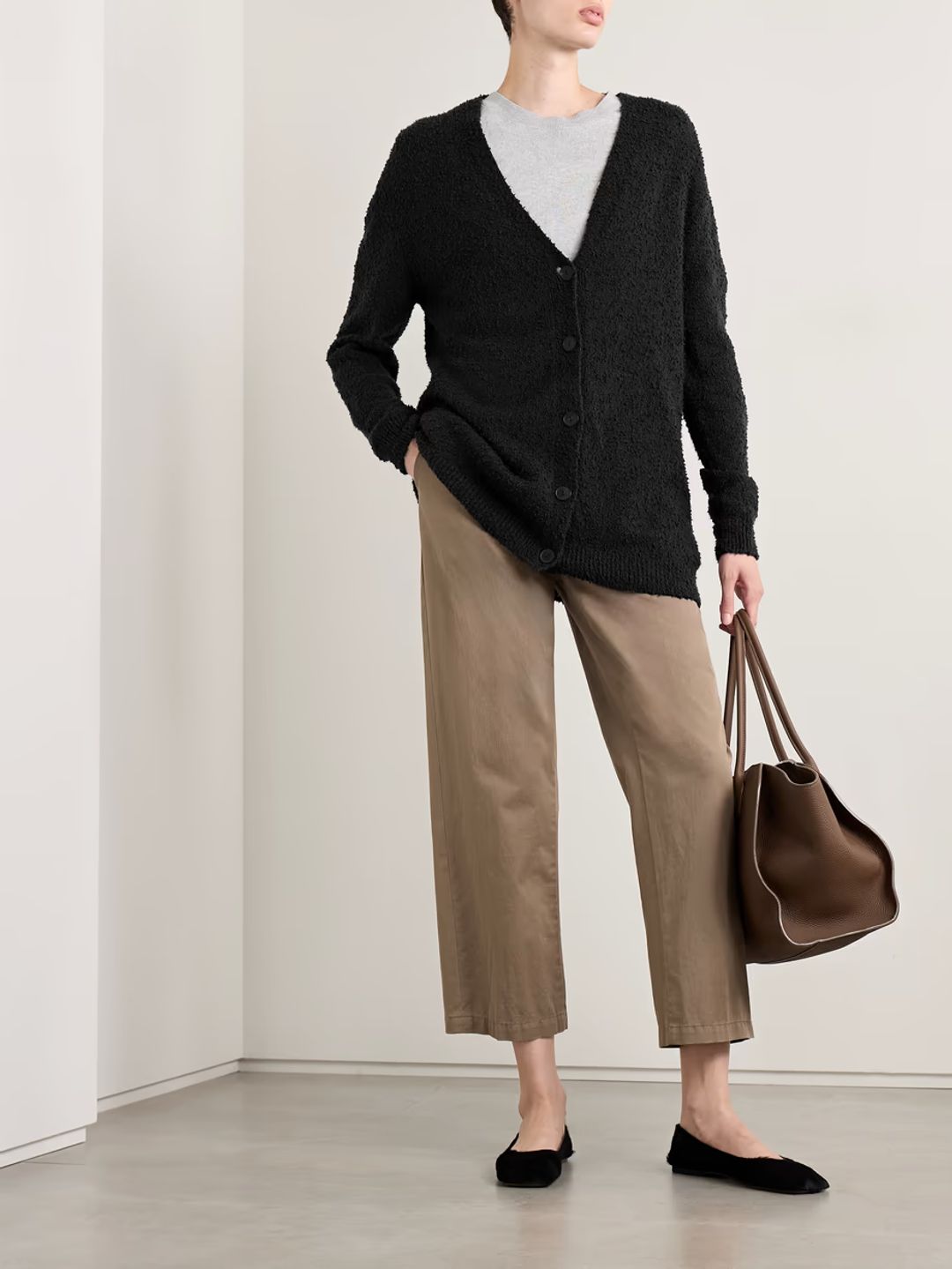 Krystal cotton-bouclé cardigan #2