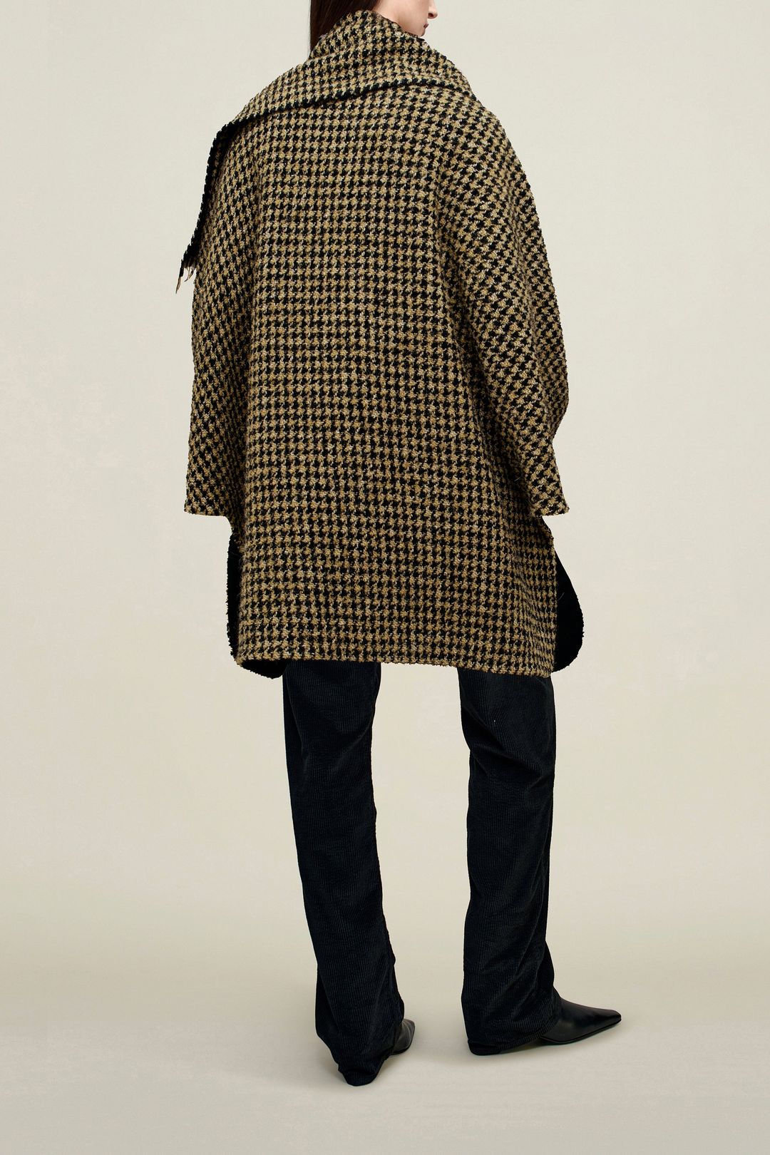 Navi Scarf Cape in Novelty Wool #5
