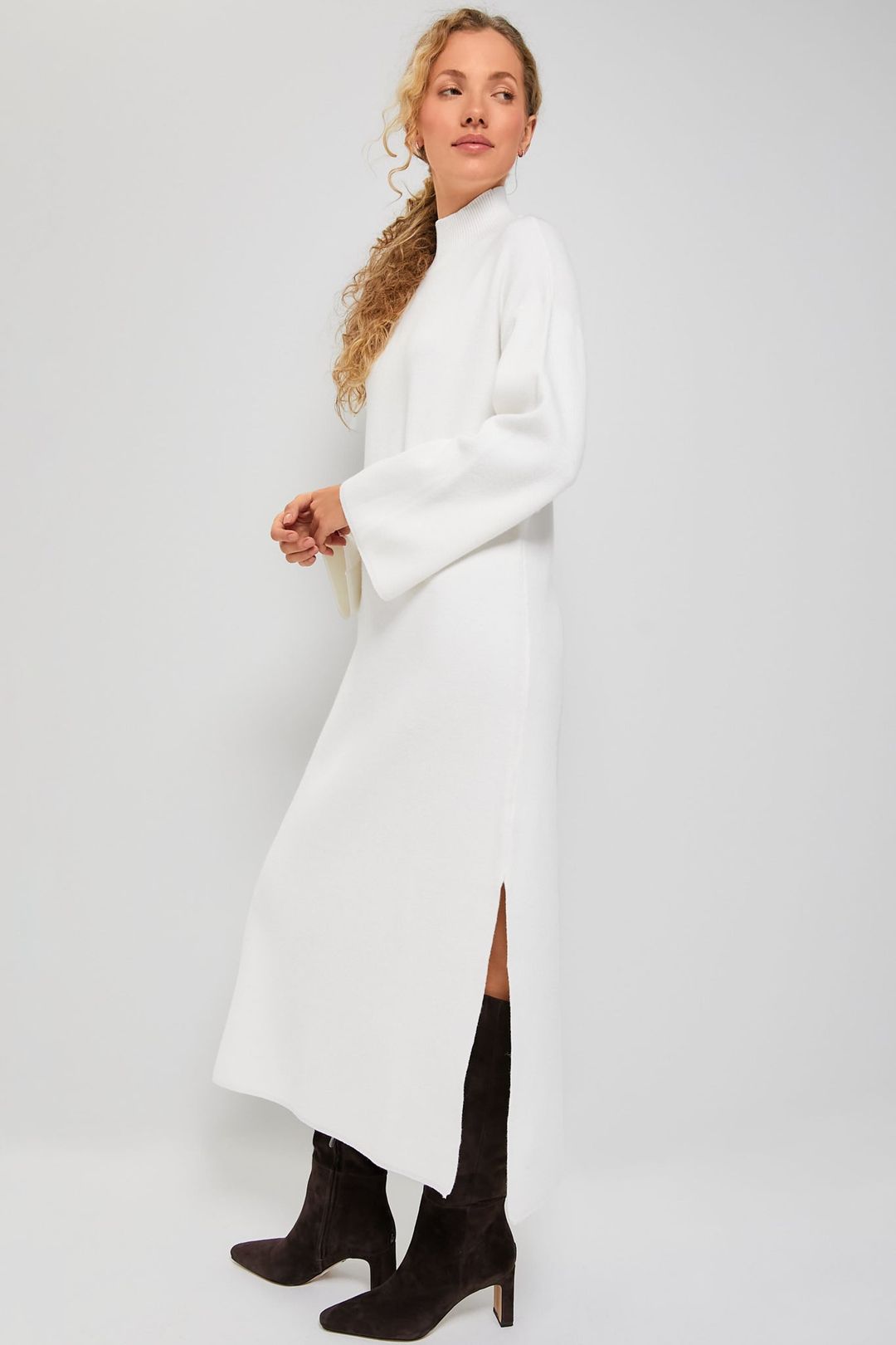 Winter White Vivianne Maxi Dress #3