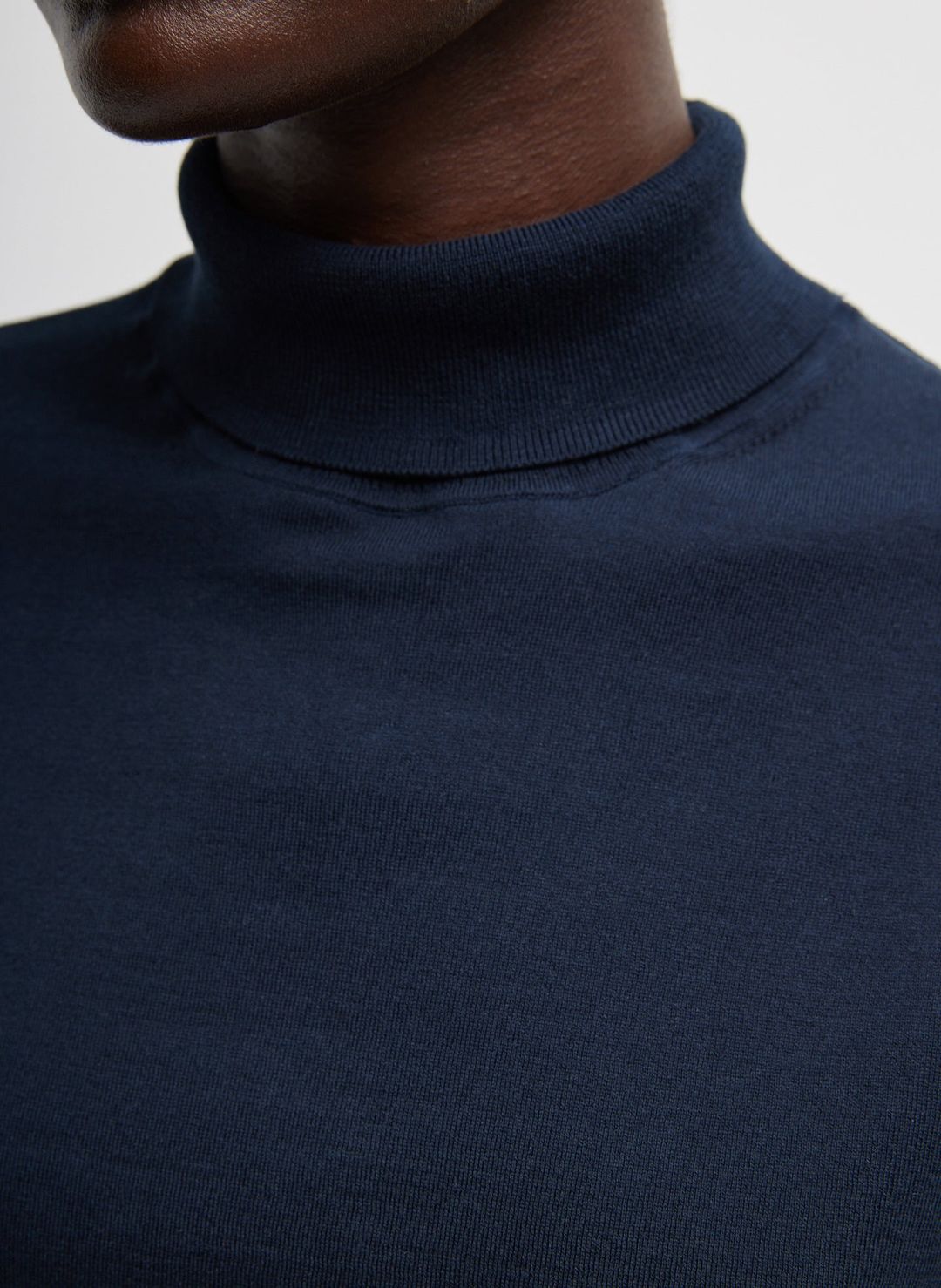 Super Fine Gauge Perfect Men's Turtleneck Pullover #3