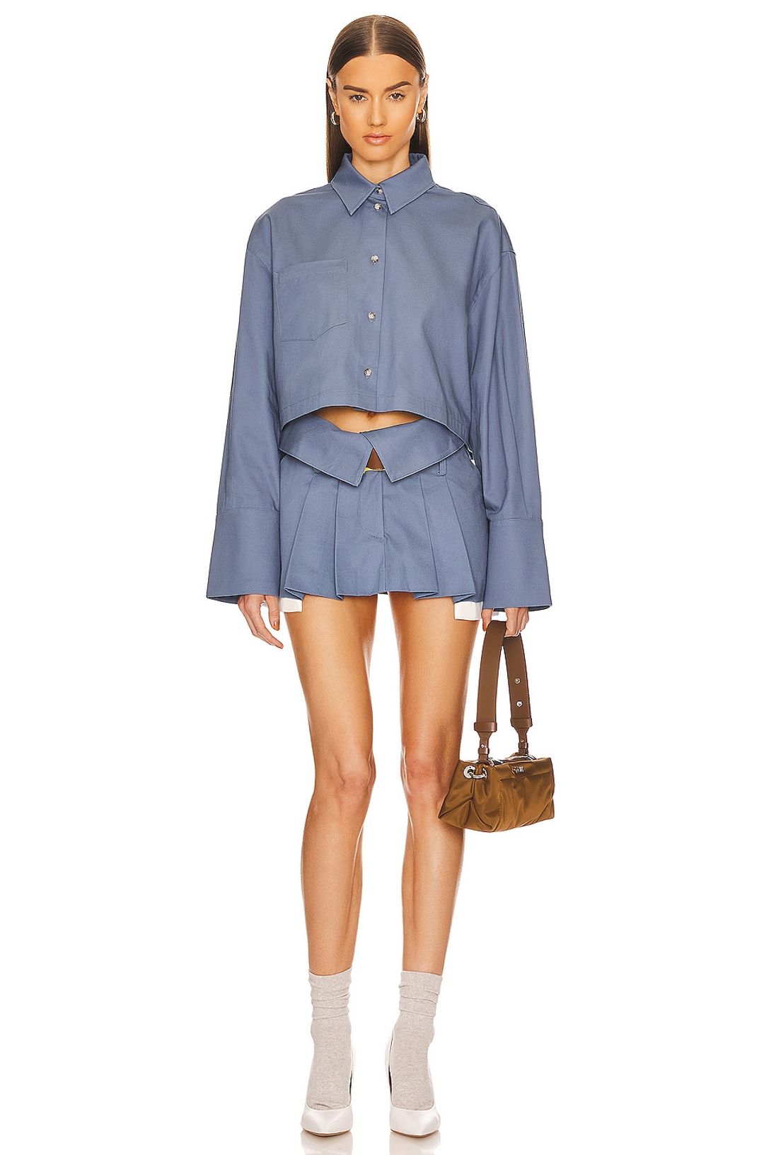 Chino Cropped Shirt #4