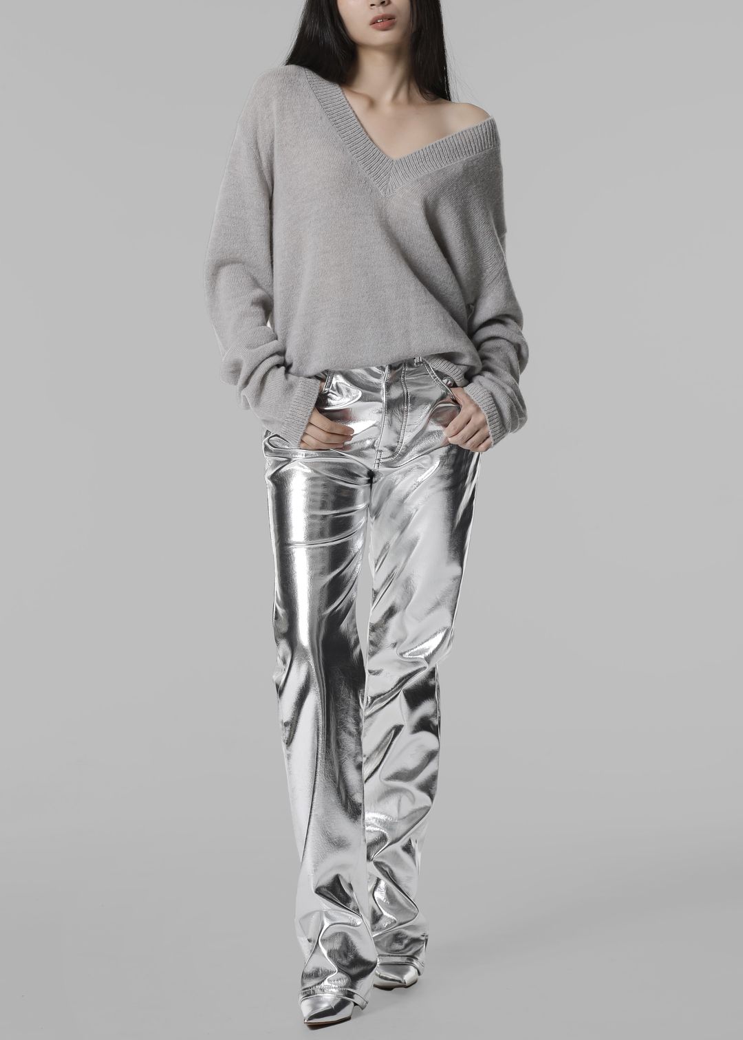 Jesse Aluminium Pants - Silver #8