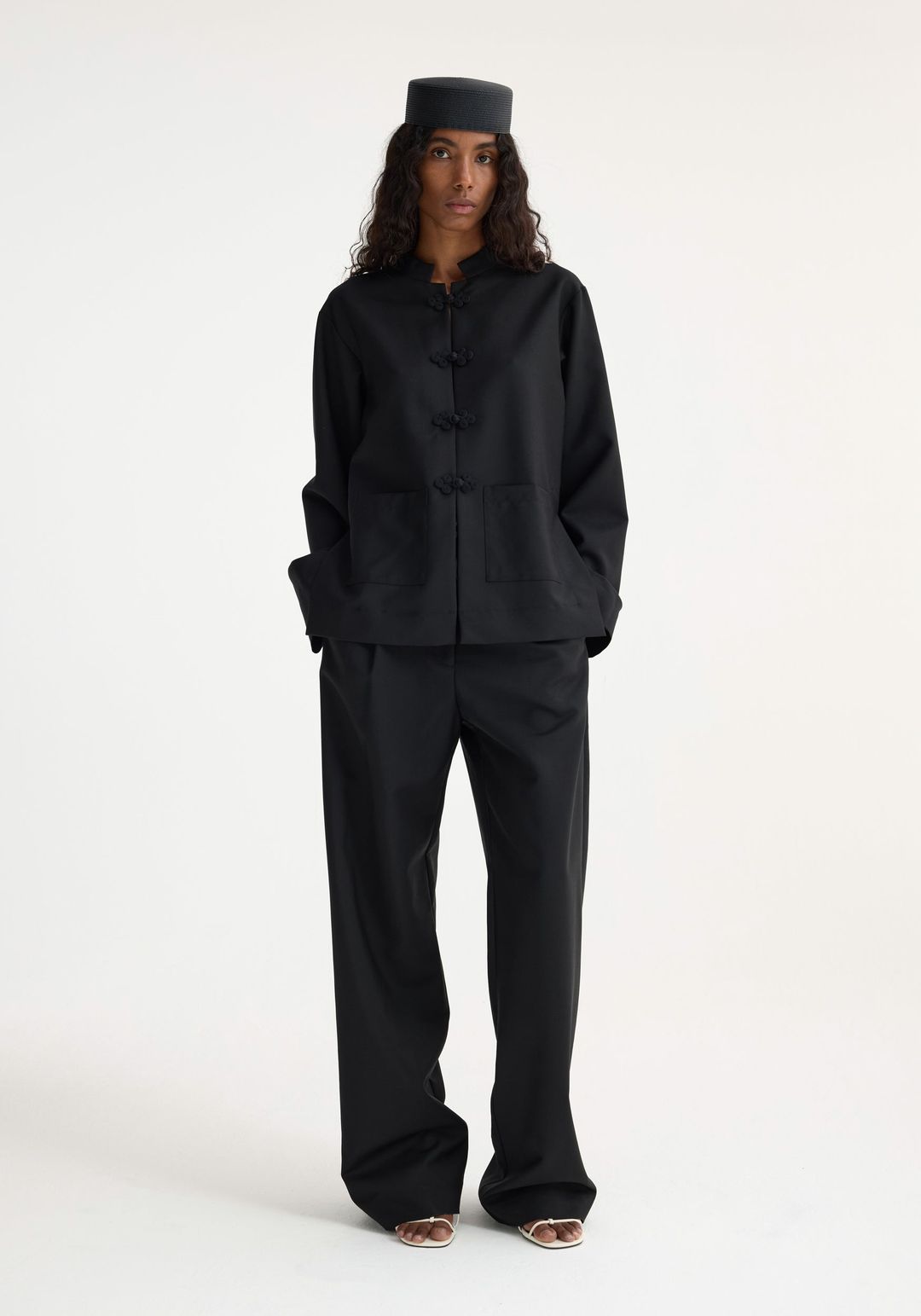Pankou closure jacket | black #8