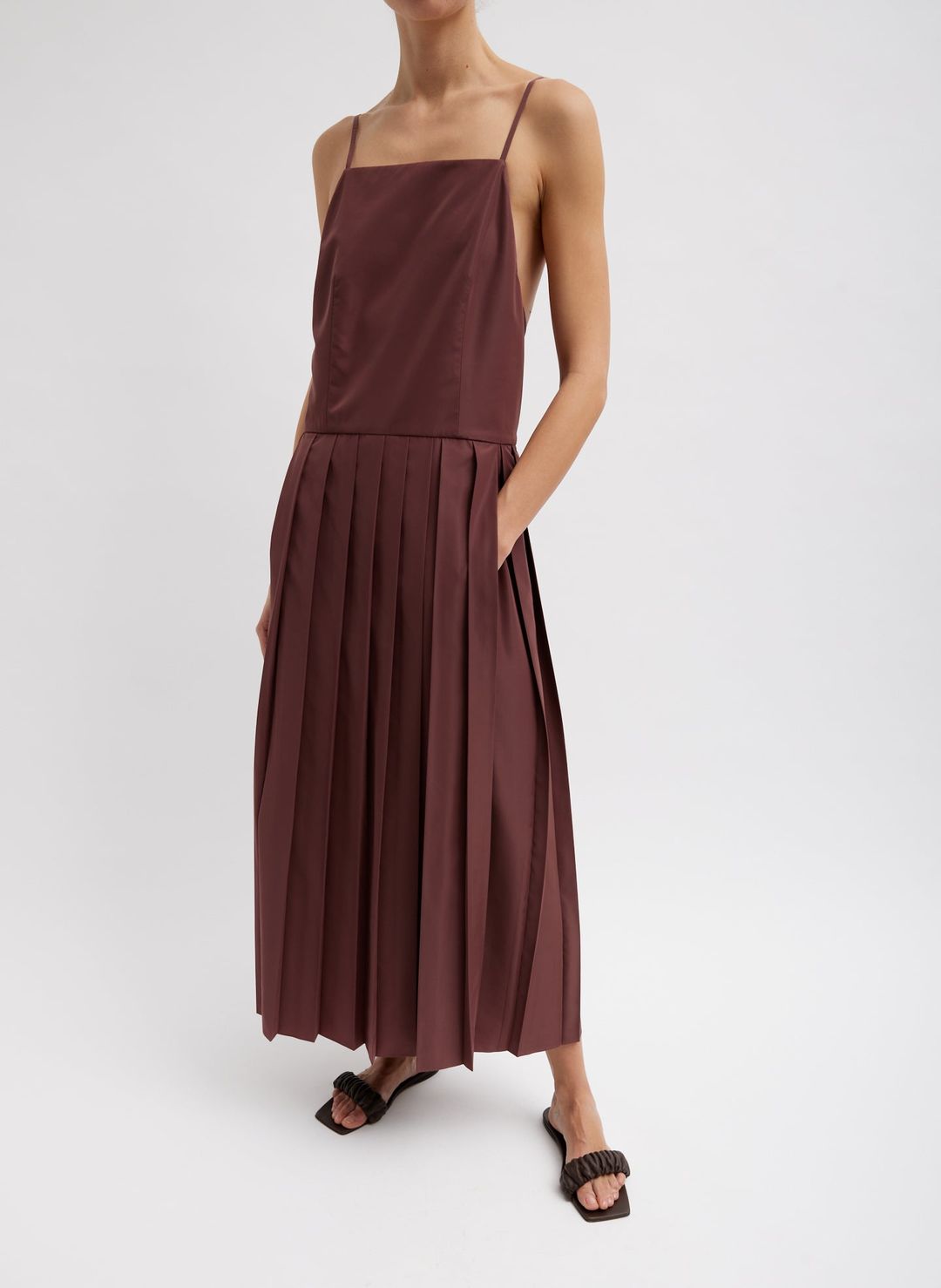 Italian Sporty Nylon Overall Dress