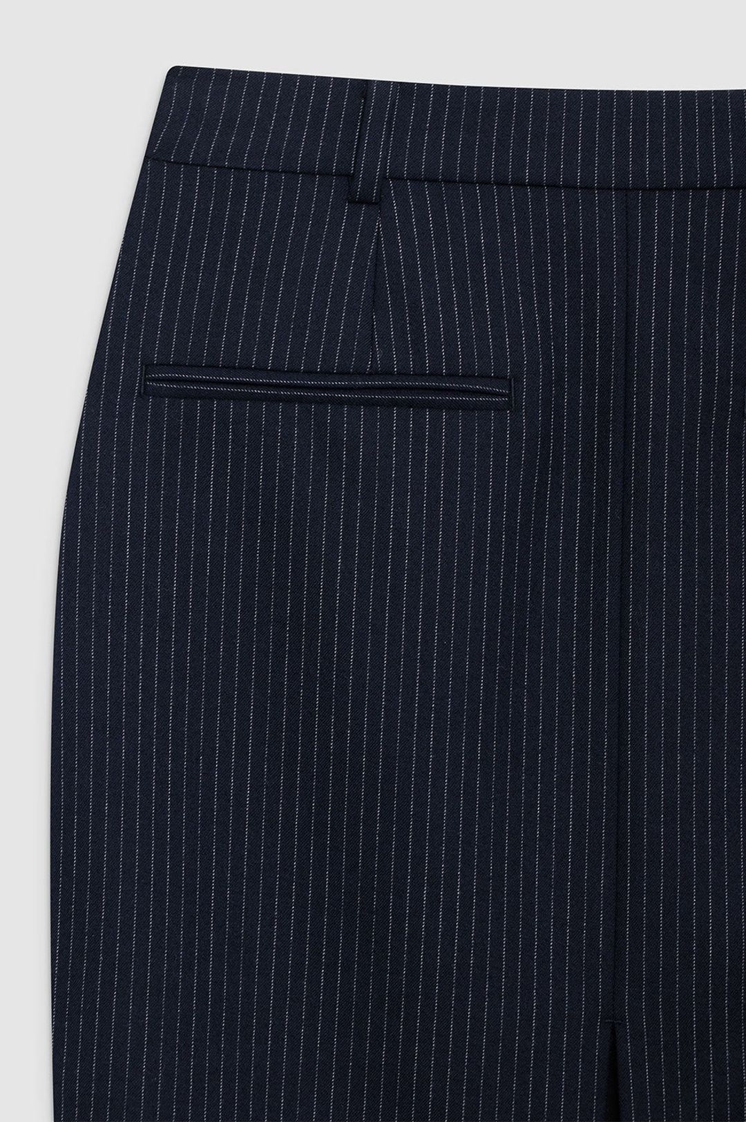 Kora Skirt - Navy Pinstripe #4