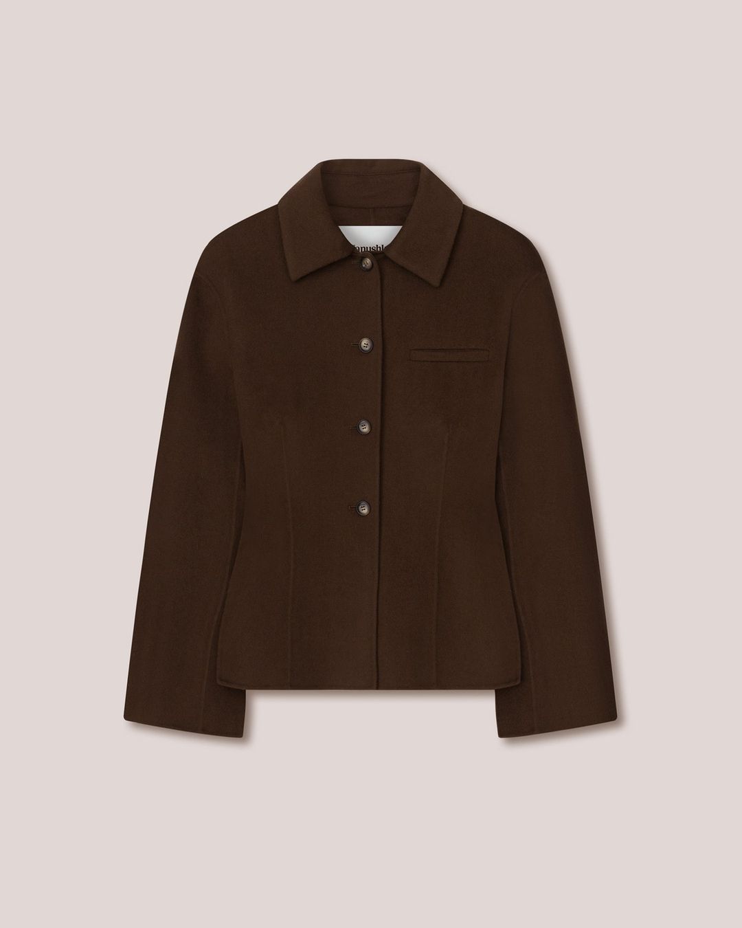Magda - Sale Fitted Tailored Blazer With Side Split - Soil