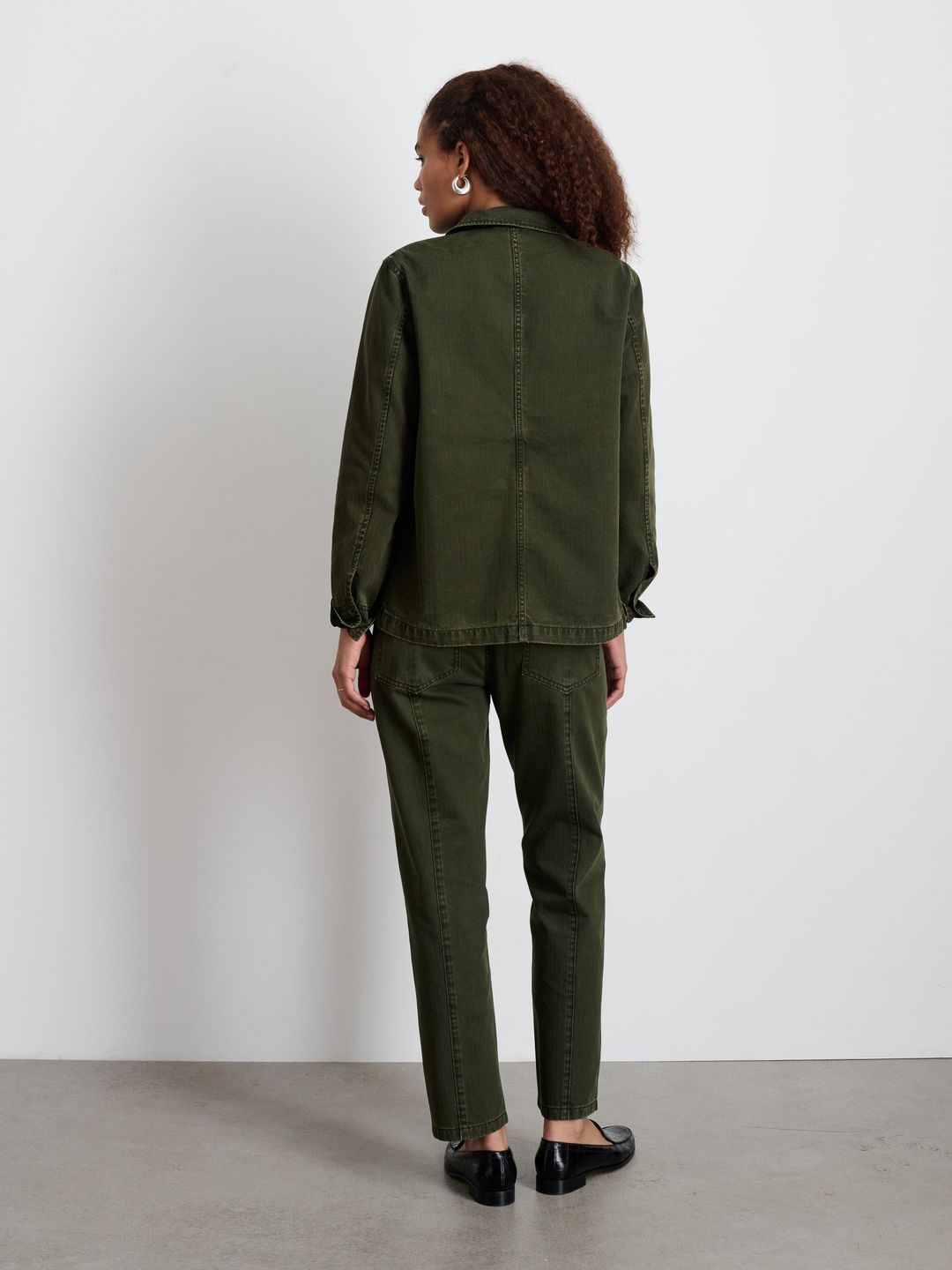 Britt Work Jacket in Herringbone #5