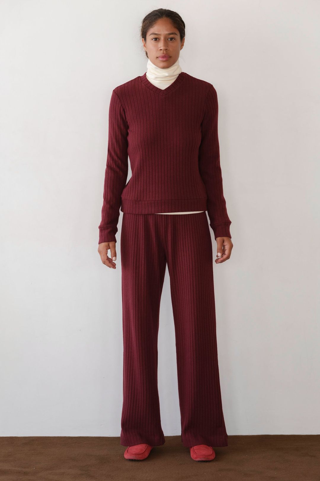 The Sweater Rib V-Neck #4