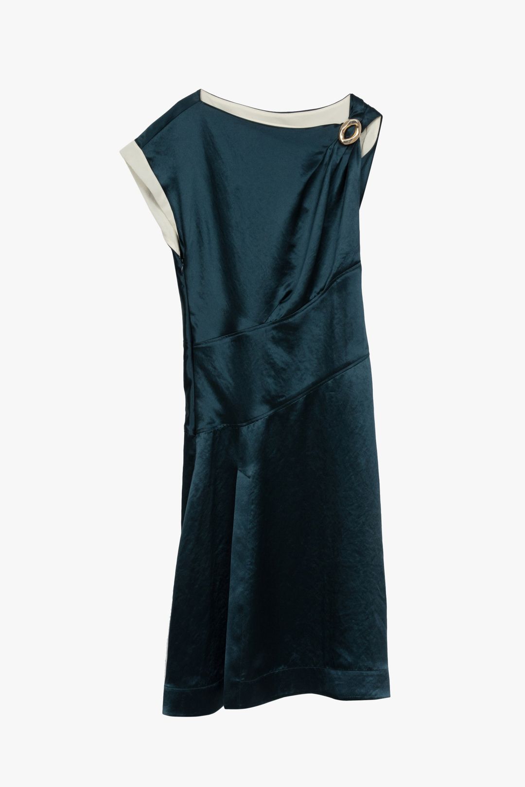 Draped Twist Dress With Combo #5