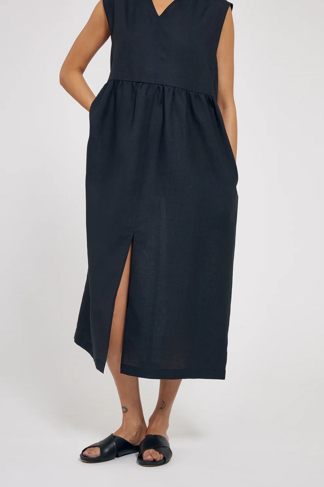 Maska Long Linen Dress #3