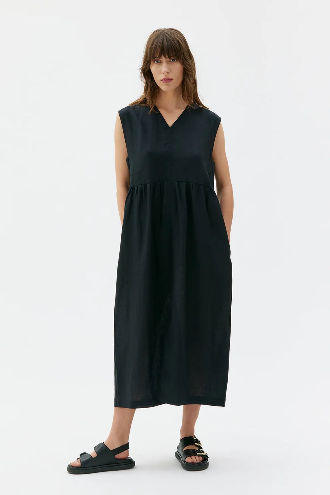Maska Long Linen Dress