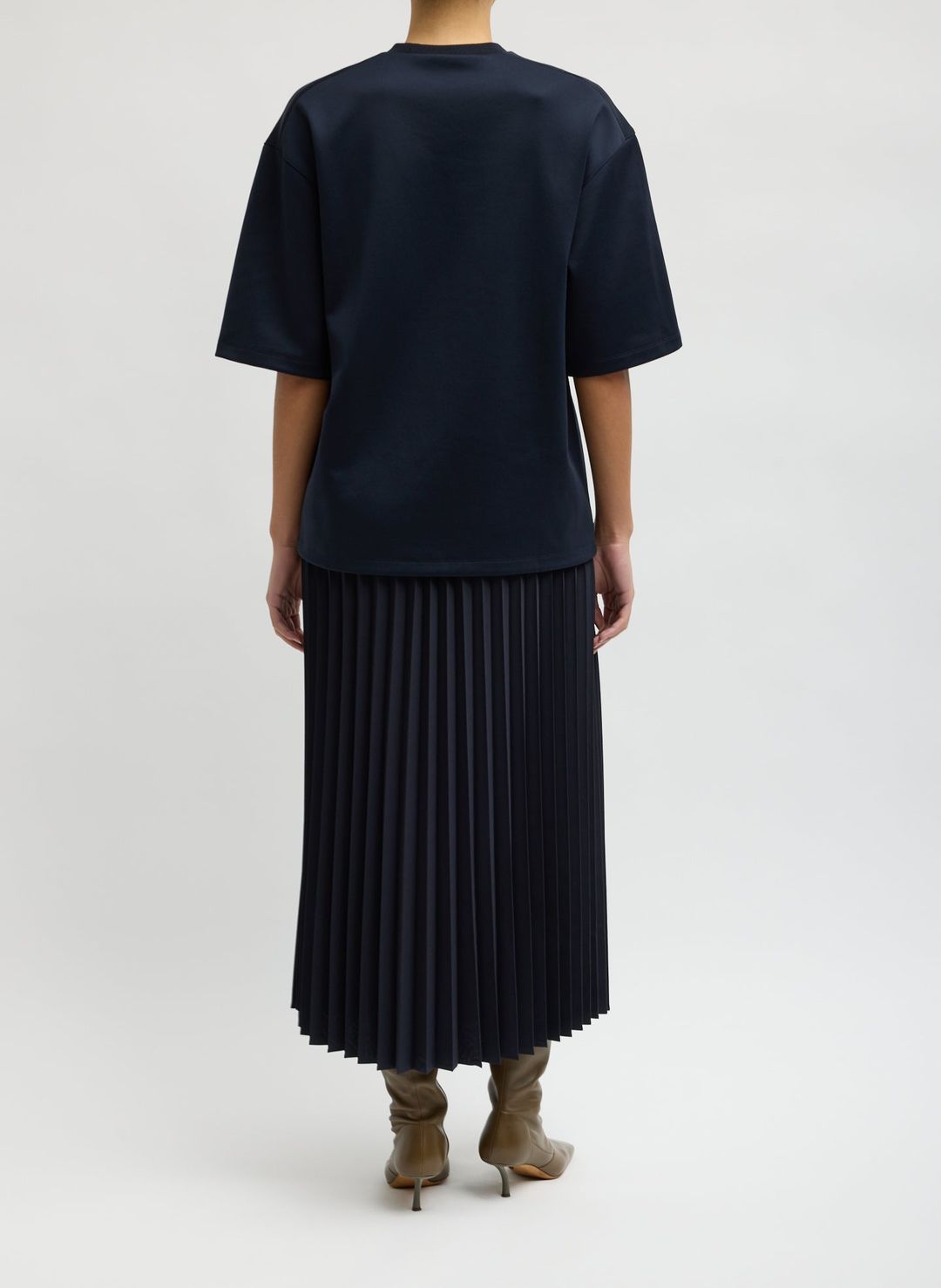 Tropical Wool Pleating Sunray Skirt #4