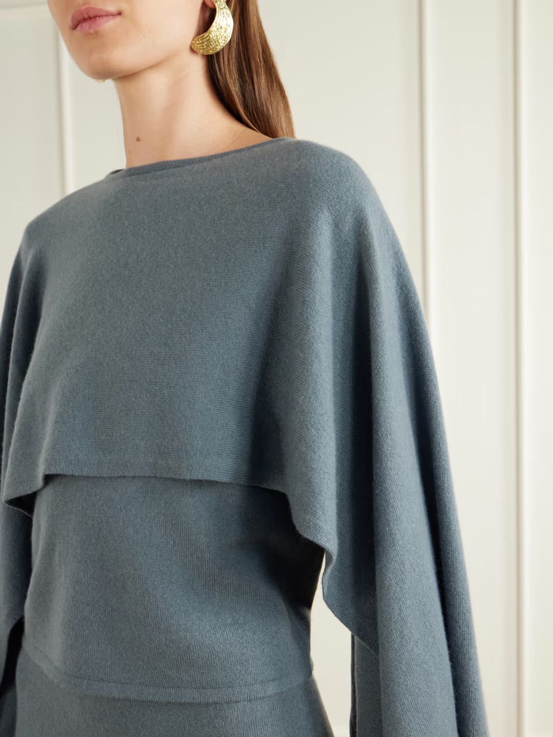 Valiant draped wool and cashmere-blend sweater #4